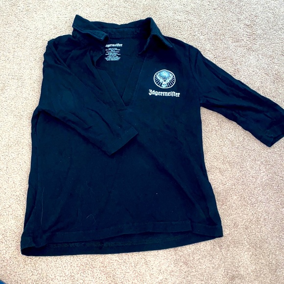 Jaegermeister v neck 3/4 sleeve - Picture 1 of 3